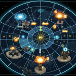 **A highly detailed, strategic overview of a futuristic Age of Z base at night, surrounded by a glowing, intricate tactical map overlay. The map illustrates complex troop movements, resource gathering points, and enemy targets. In the foreground, a diverse team of powerful Age of Z commanders, each with unique designs reflecting their specialties (e.g., armored, sharpshooter, support), stand confidently, gazing at the holographic map. Scattered around them are shimmering gold medals and trophies, symbolizing achieved victories and personal mastery. The overall atmosphere conveys intelligent planning, adaptive strategy, and the pride of accomplishment.**